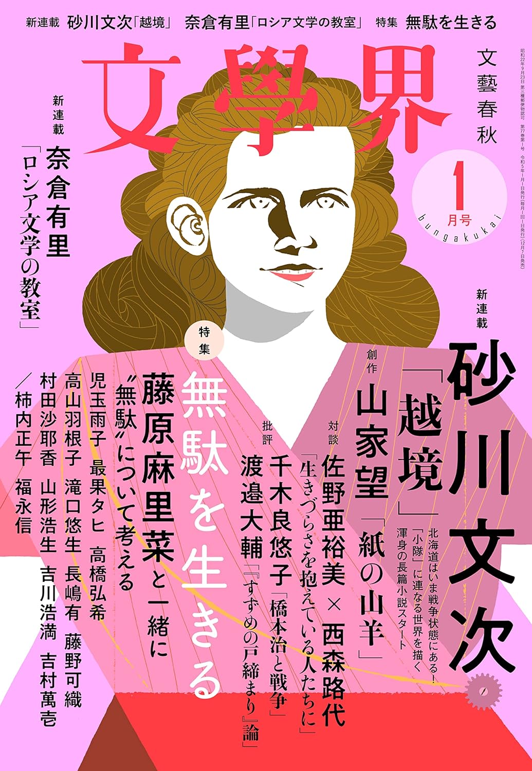 【アンケート】『文學界』2023年1月号
